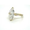 Marquise and Kite Diamond Engagement Ring Custom Engagement Rings 5
