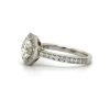Round Diamond Engagement Ring with an Octagonal Halo Custom Engagement Rings 7