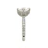 Elongated Cushion-Cut Engagement Ring with Floral Setting Custom Engagement Rings 11