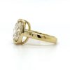 Elongated  Cushion-Cut Ring in a Yellow Gold Bezel Setting Custom Engagement Rings 6