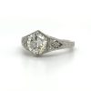 Vintage-Inspired Round Diamond Engagement Ring Custom Engagement Rings 4