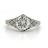 Vintage-Inspired Round Diamond Engagement Ring Custom Engagement Rings 5