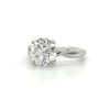 Round Diamond Engagement Ring with a Twisted Band Custom Engagement Rings 4