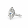 Marquise Engagement Ring with Hidden Halo Custom Engagement Rings 5