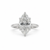 Marquise Engagement Ring with Hidden Halo Custom Engagement Rings 6