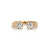 Rose Gold Diamond Bezel Band Custom Wedding Bands 5
