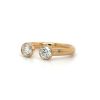 Rose Gold Diamond Bezel Band Custom Wedding Bands 4