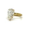 Pear-Shaped Diamond Solitaire Ring Custom Engagement Rings 5