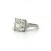 Square Radiant and Trillion Diamond Ring Custom Engagement Rings 5