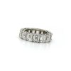 Large Emerald-Cut Diamond Eternity Band Custom Wedding Bands 4