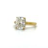 Elongated Cushion-Cut Ring with Tapered Band Custom Engagement Rings 5