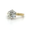 Two-Tone Round Six Prong Engagement Ring Custom Engagement Rings 5
