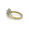 Two-Tone Round Six Prong Engagement Ring Custom Engagement Rings 7