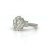 Oval and Trapezoid Three-Stone Ring Custom Engagement Rings 5