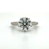Five-Prong Round Diamond Ring Custom Engagement Rings 6