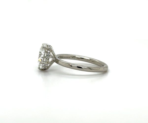 Five-Prong Round Diamond Ring Custom Engagement Rings 4
