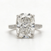 Elongated Cushion-Cut Diamond Engagement Ring Custom Engagement Rings 6