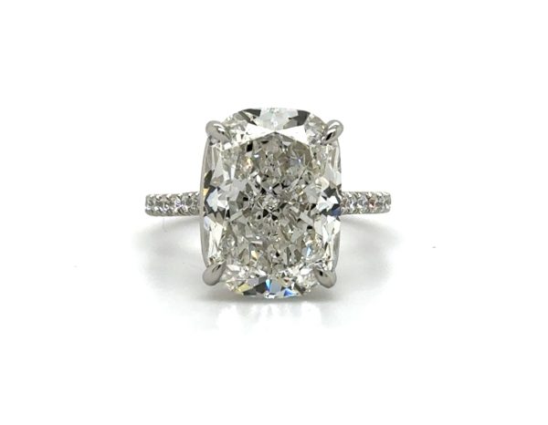 Elongated Cushion-Cut Diamond Engagement Ring Custom Engagement Rings 3