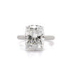 Elongated Cushion Cut Diamond Engagement Ring with Hidden Halo Custom Engagement Rings 4