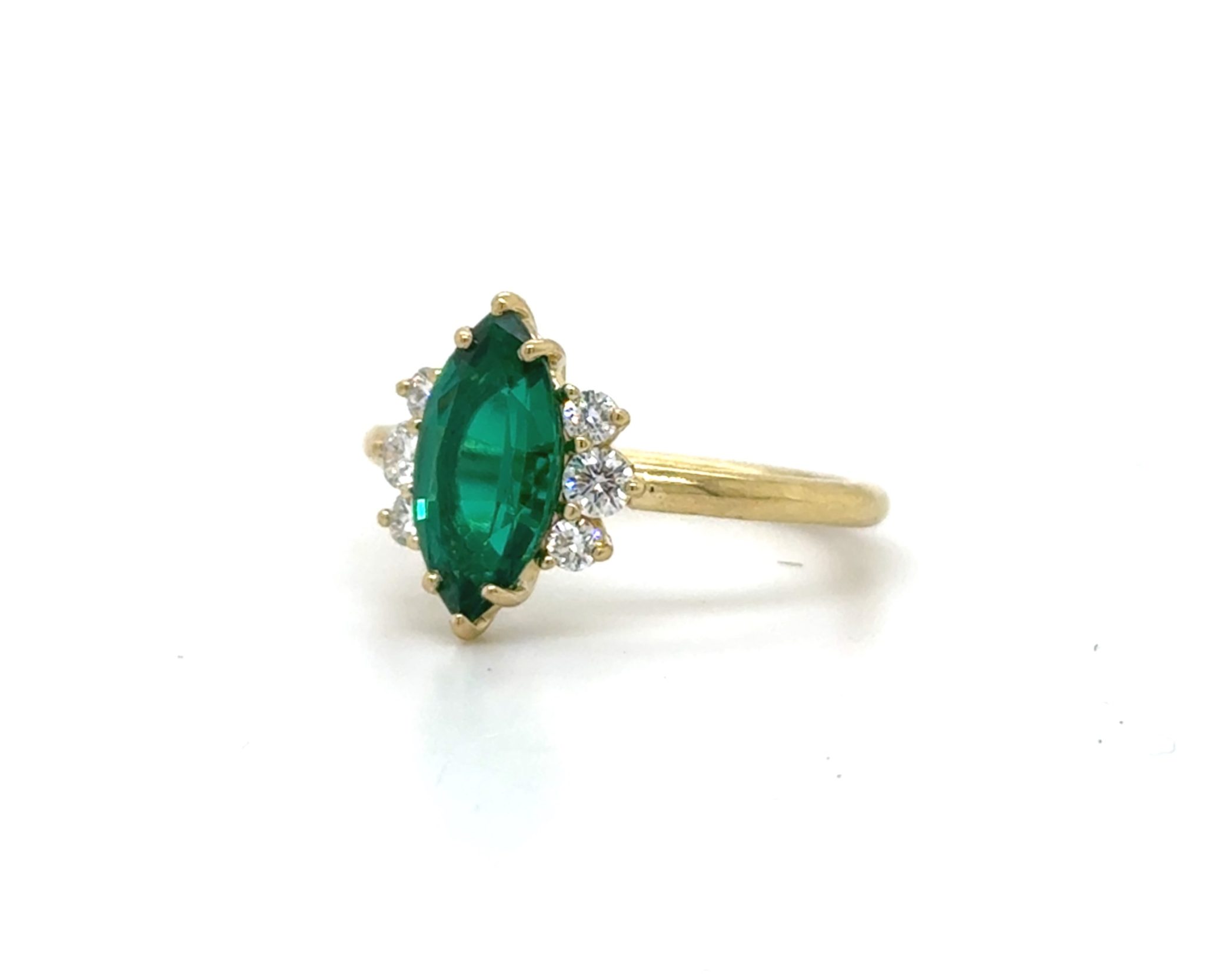 Staircase Emerald Marquise Earrings main image 0