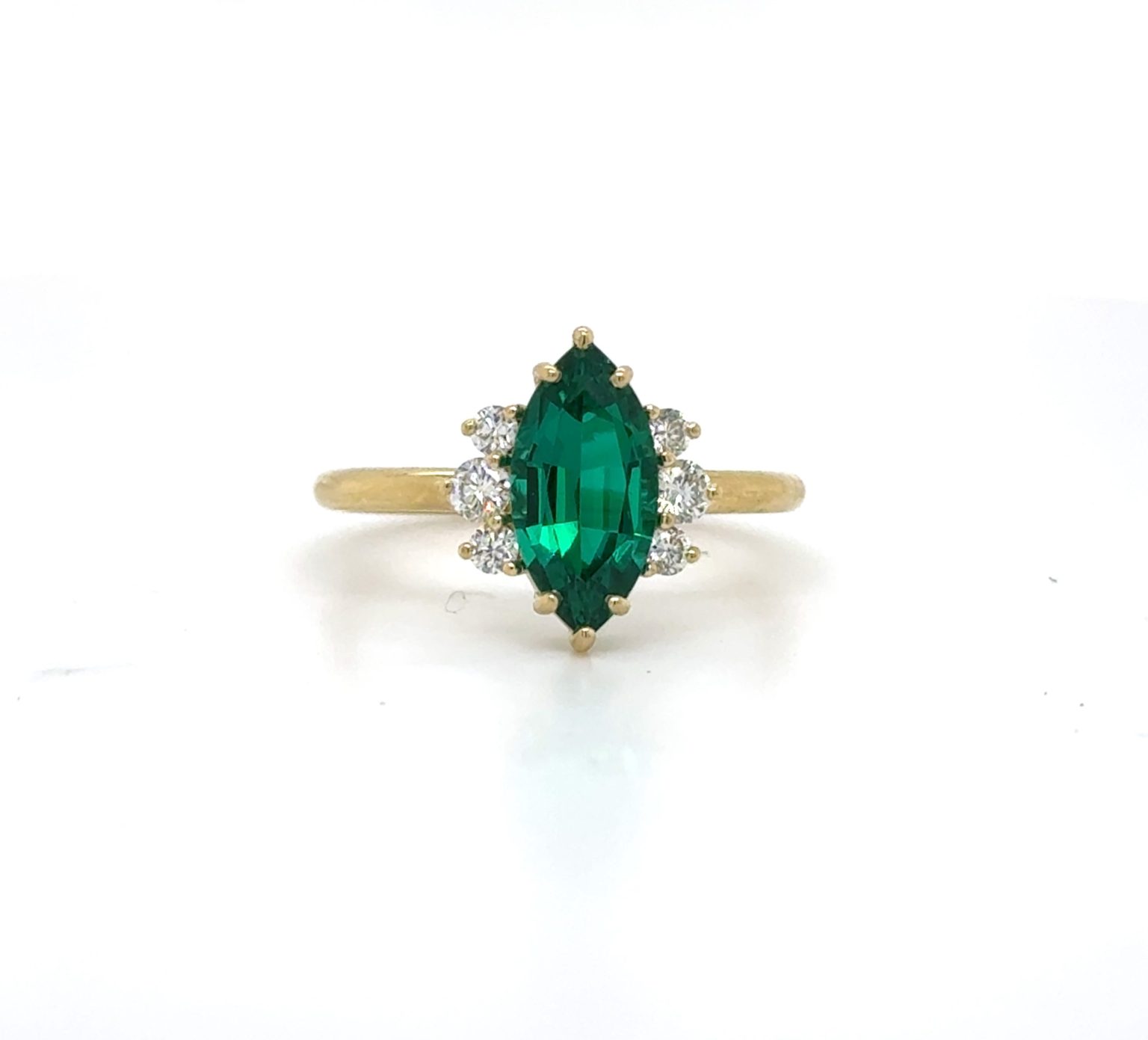 Staircase Emerald Marquise Earrings main image 1