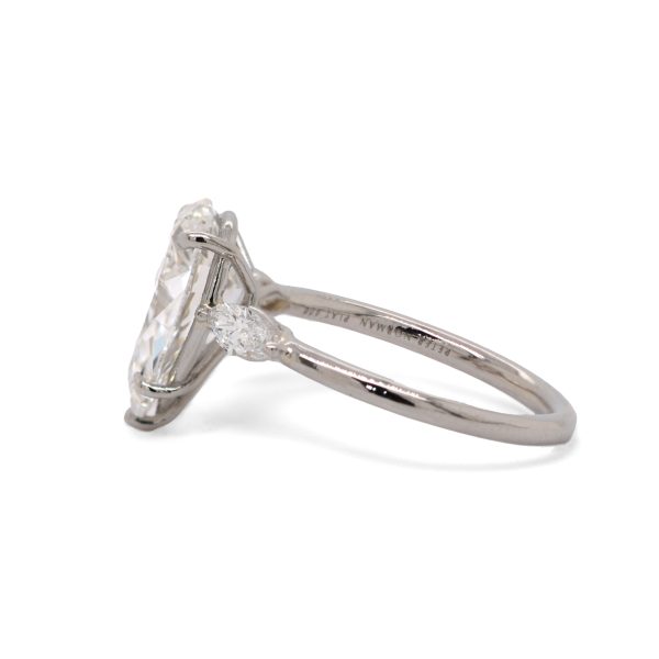 Pear-Shaped and Marquise Diamond Engagement Ring Custom Engagement Rings 3