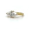 East-West Marquise Engagement Ring Custom Engagement Rings 4