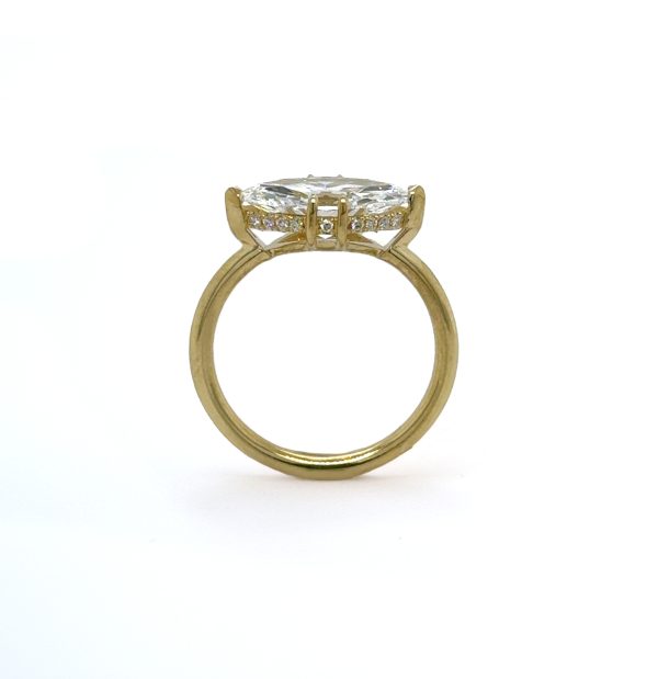 East-West Marquise Engagement Ring Custom Engagement Rings 3