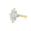 Marquise Diamond Engagement Ring with Pears Custom Engagement Rings 5