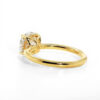 Round Diamond Engagement Ring with Hidden Halo and Floral Prongs Custom Engagement Rings 7