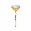 Delicate Yellow Gold Oval Engagement Ring Custom Engagement Rings 11