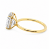 Delicate Yellow Gold Oval Engagement Ring Custom Engagement Rings 9
