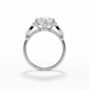 Marquise-Cut Diamond Ring with Diamond Details and Diamond Bridge Custom Engagement Rings 7