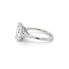 Emerald-Cut Diamond Engagement Ring with Kite Side Stones Custom Jewelry 7
