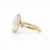 Oval-Cut Diamond with Kites and Compass Prongs Custom Engagement Rings 7