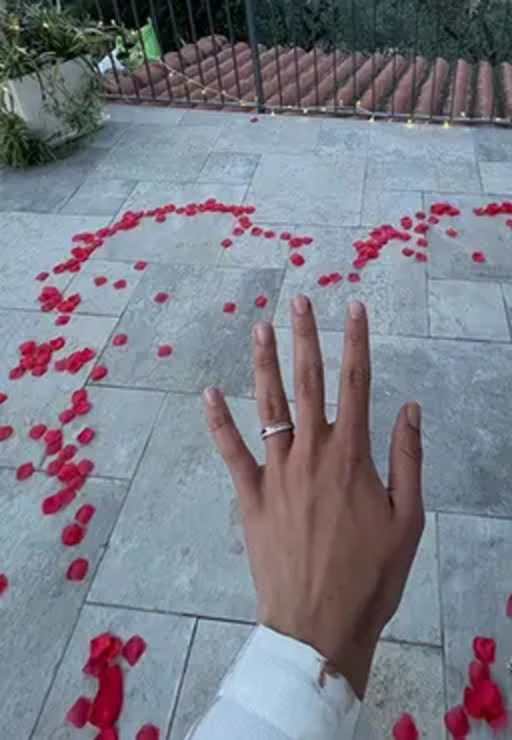 Bradley Riches and Scott Johnston engagement ring