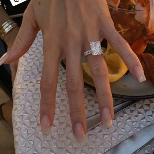 Brittany Matthews and Patrick Mahomes engagement ring