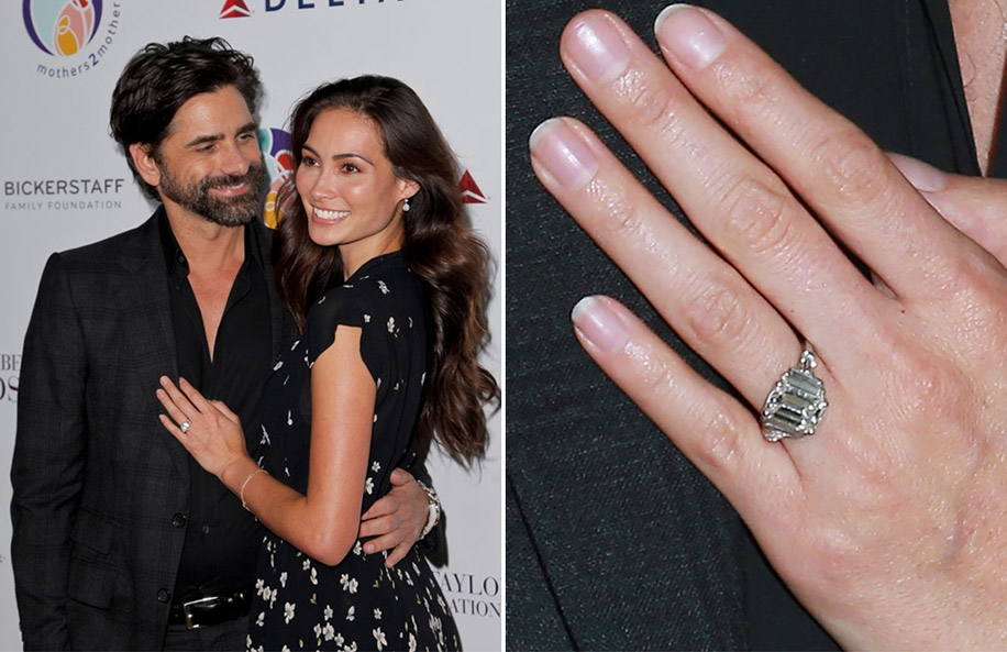 Caitlin McHugh and John Stamos engagement ring