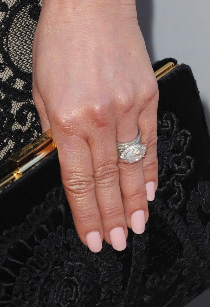 Catherine Zeta-Jones and Michael Douglas engagement ring