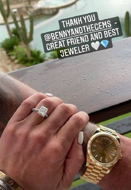 Christina Hall and Joshua Hall engagement ring