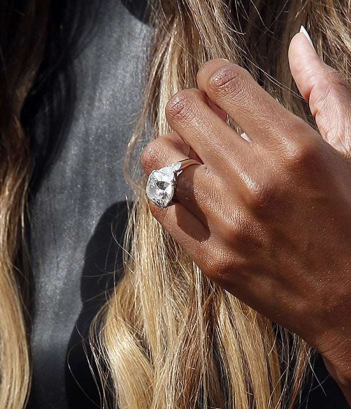 Ciara and Russell Wilson engagement ring