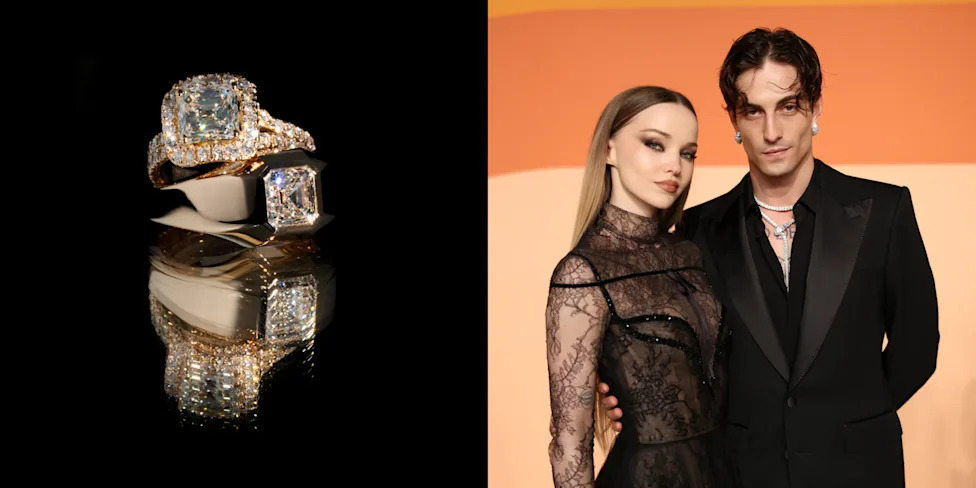 Dove Cameron and Damiano David engagement ring