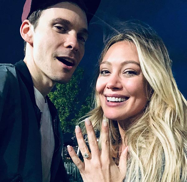 Hilary Duff and Matthew Koma engagement ring