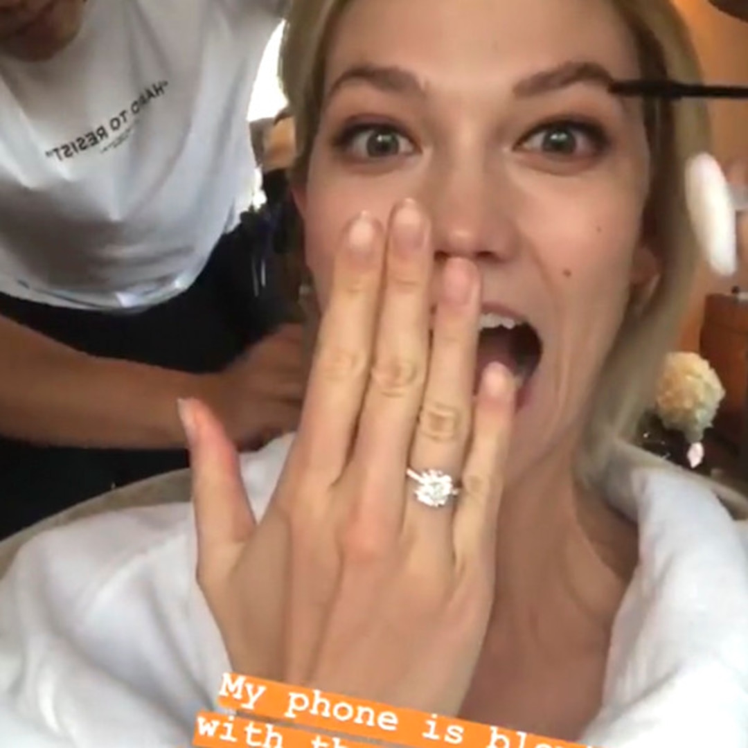 Karlie Kloss and Joshua Kushner engagement ring