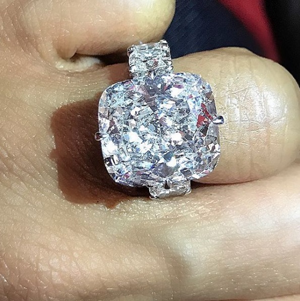 Keyshia Ka'oir and Gucci Mane engagement ring
