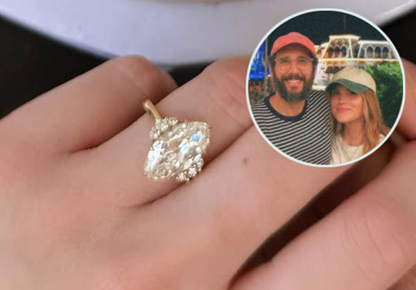 Natalie McQueen and Josh Groban engagement ring