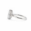 Elongated Old Mine Cushion with Compass Prongs and Hidden Halo Custom Engagement Rings 7