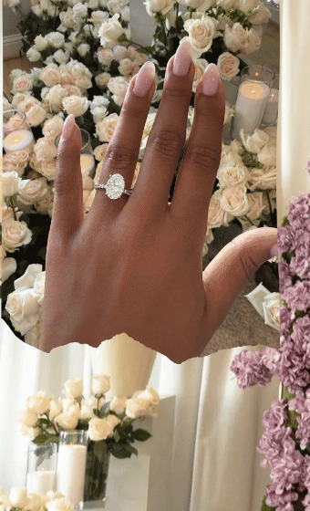 Normani and DK Metcalf engagement ring