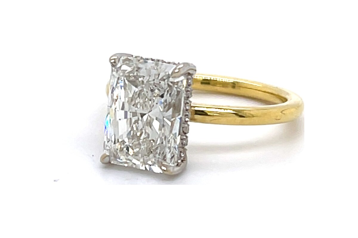 Peter Norman Radiant-Cut Solitaire Engagement Ring
