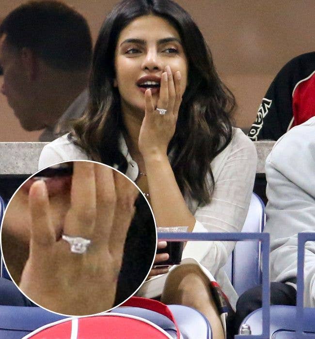 Priyanka Chopra and Nick Jonas engagement ring